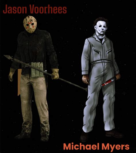 Jason Voorhees and Michael Myers by spoiledbrat123 on DeviantArt