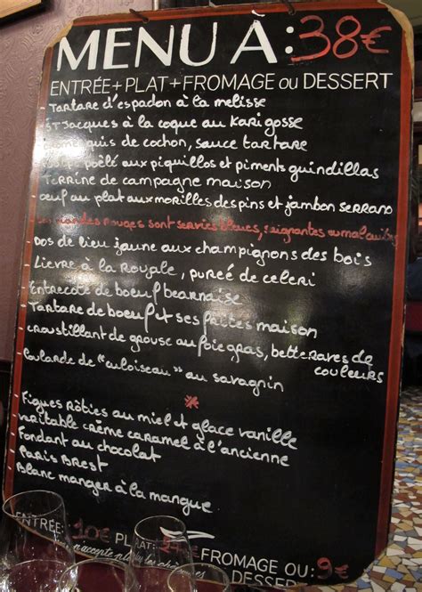 Paris, A Tale of Two Bistros — Tasting Page