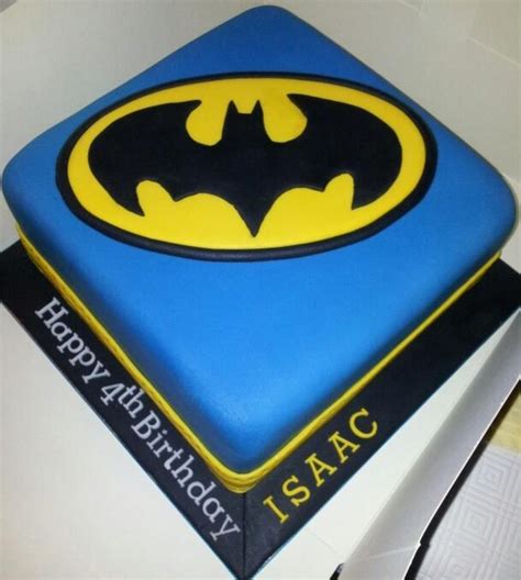 Batman Logo Cake - CakeCentral.com