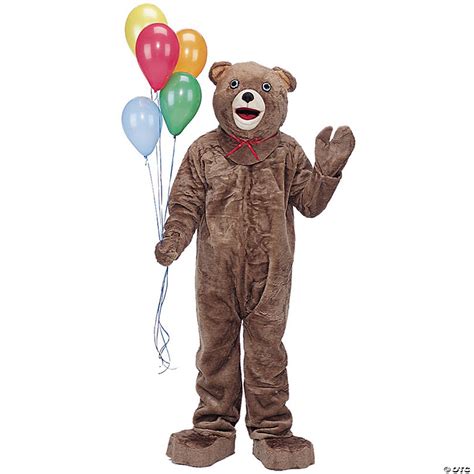 Adults Complete Teddy Bear Mascot Costume | Oriental Trading