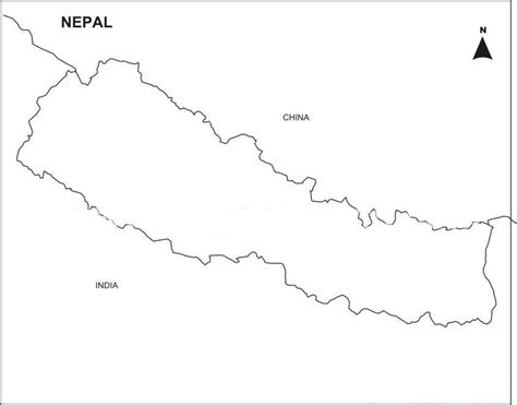 Nepal Map: Outline Map Of Nepal