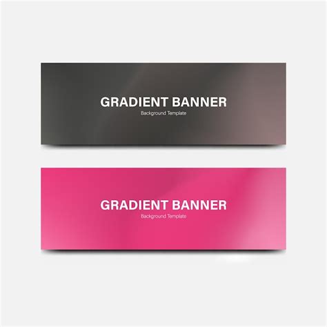 Premium Vector | Header banner abstract gradient background