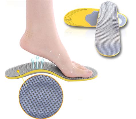 Memory Foam Shoe Insole Trainer Orthotic Arch Support Comfort Foot Massage Heel | eBay