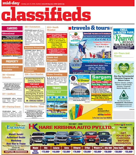 Browse Thousands of Listings on Midday Newspaper Classifieds Online ...