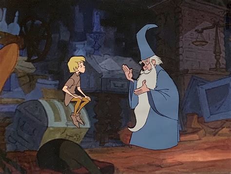 Animation Collection: Original Production Animation Cels of Merlin and ...