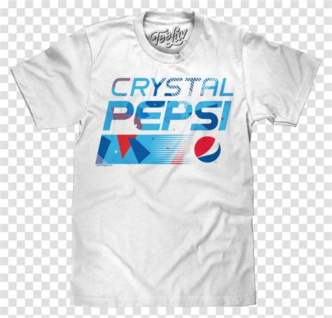 Crystal Pepsi Logo Active Shirt, Apparel, T-Shirt Transparent Png ...