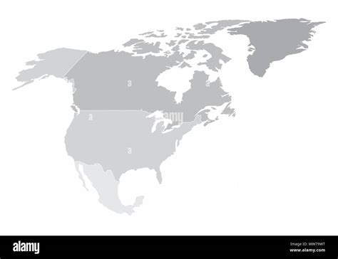 North America map Stock Vector Image & Art - Alamy