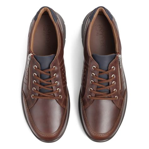 Walnut | Men’s Sporty Shoe With Dual Fit Insole | Finn Trainers | Hotter UK