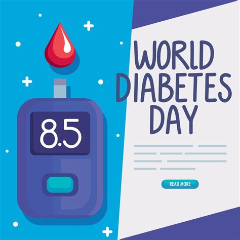 world diabetes day poster 11379226 Vector Art at Vecteezy