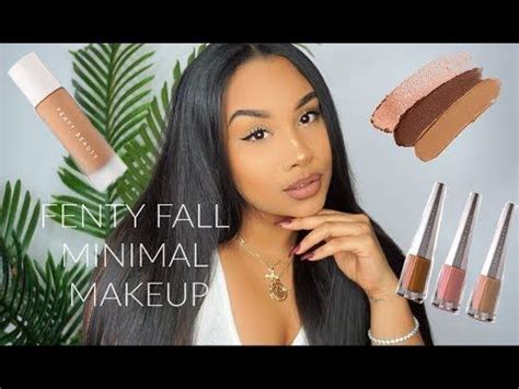 FENTY BEAUTY FALL MINIMAL MAKE UP TUTORIAL | TheAnayal8ter | Fenty ...