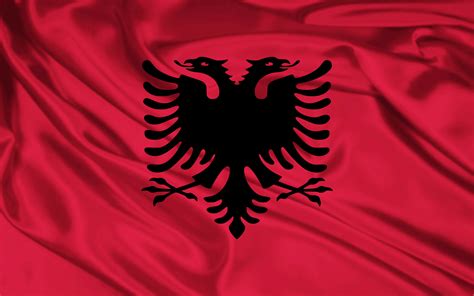 HD Albanian Flag Wallpaper Free Download