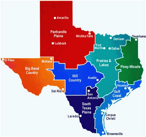 Texas Great Plains Map | secretmuseum