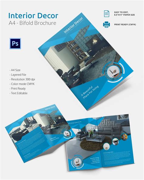 4 Fold Brochure Template Word