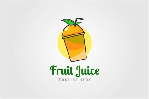 Orange Fruit Juice Logo Vector Design Graphic by lawoel · Creative Fabrica