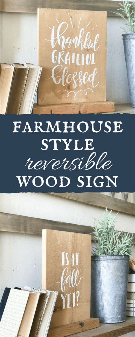 Farmhouse Style Reversible Wood Sign - Twelve On Main