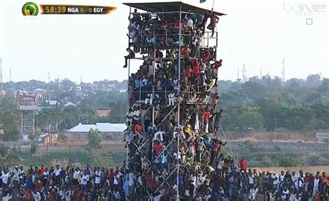 SEE Photos of How 40,000 Nigeria Soccer Fans Stormed 25,000-seat Stadium to Watch Nigeria Vs Egypt