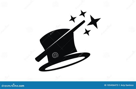 Magician Logo Design Template Stock Vector - Illustration of event ...