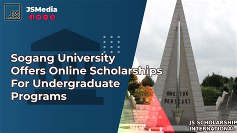 Sogang University Offers Online Scholarships For Undergraduate Programs ...