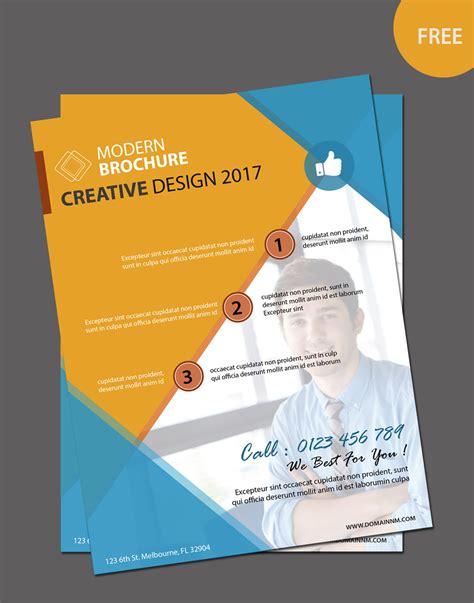 free editable brochure template