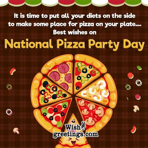 National Pizza Party day Wishes Messages - Wish Greetings