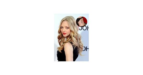 Amanda Seyfried's Foot Tattoo | POPSUGAR Beauty