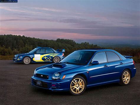 Image - 2000 Subaru Impreza WRX STI and 2001 Subaru Impreza Rally Car ...