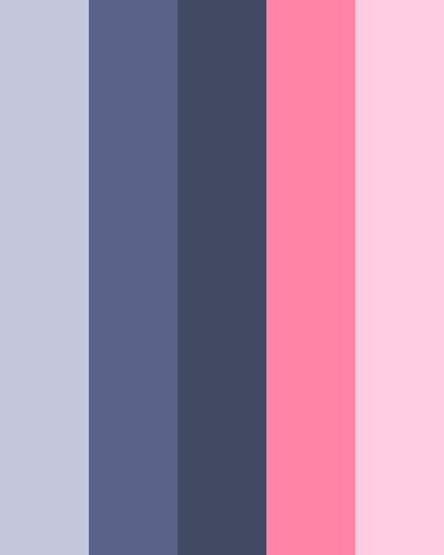 the color scheme is pink, blue and purple