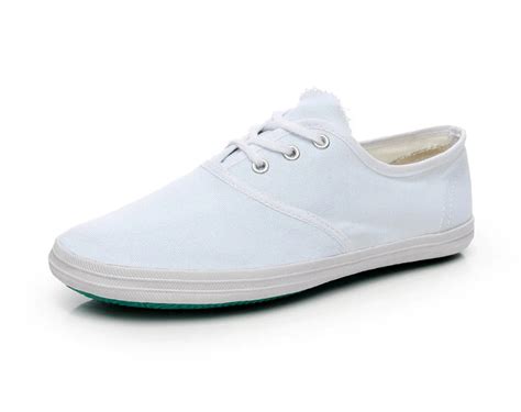 Canvas shoes men white tennis shoes women's Gymnastics Dance TaeKwonDo ...