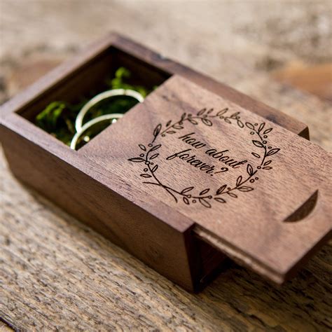 10 Beautiful Ring Bearer Boxes for Weddings (+ GIVEAWAY!) | Kotak perhiasan, Perhiasan ...