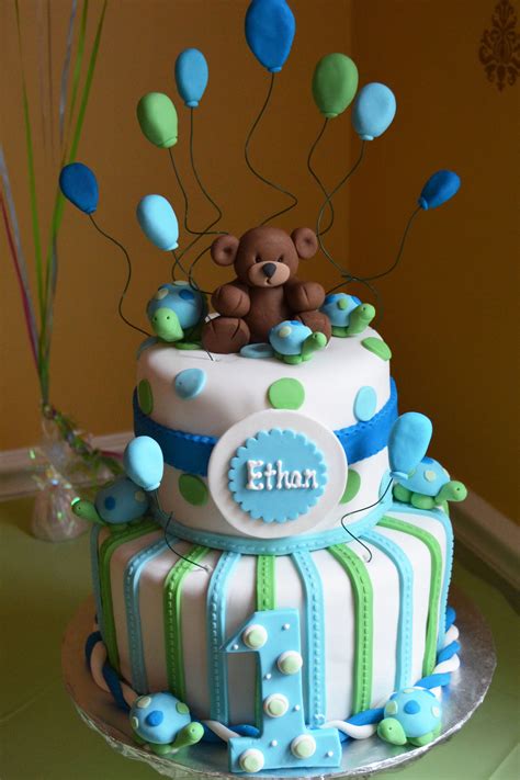 Pin by Julie Green on Julie cakes & creations | Boys 1st birthday cake, Baby boy birthday cake ...