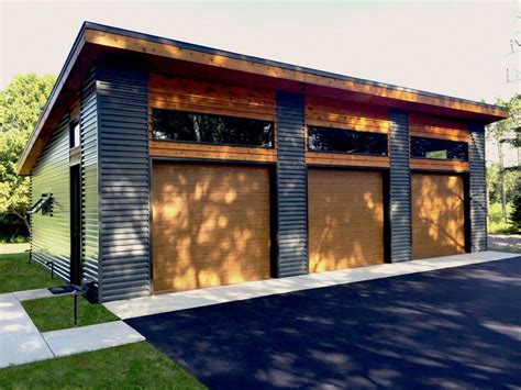 modern architecture essay #Architecturedesign | Garage door design, Prefab garage with apartment ...