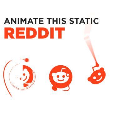 Reddit logo animation | Animation, ? logo, Cool animations