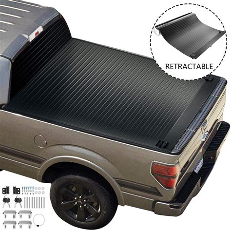 Buy VEVOR Truck Bed Cover for 2010-2021 Ford F-150, Tonneau Cover Fits ...