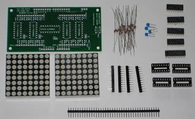 Wise time with Arduino: Introducing the "Dual bi-color LED matrix shield"...