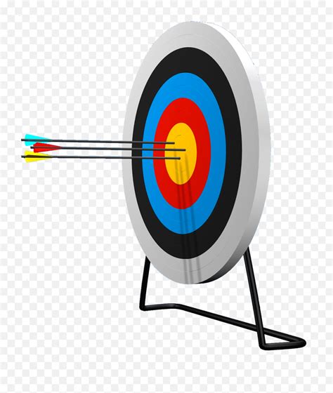 Target With Arrows Clipart - Shooting Target Emoji,Bow And Arrow Emoji - free transparent emoji ...