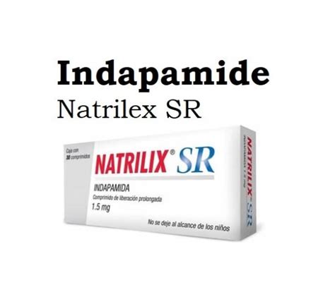 Indapamide (Natrliex) - Uses, Dose, Side effects