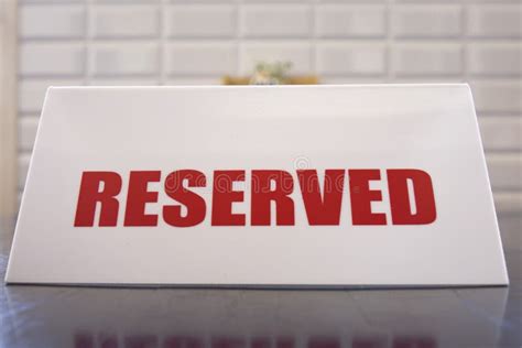 957 Restaurant Reserved Table Sign Photos - Free & Royalty-Free Stock Photos from Dreamstime