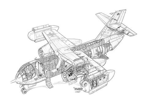 Dornier Do-31-E3 Cutaway Drawing Our beautiful Wall Art and Photo Gifts ...