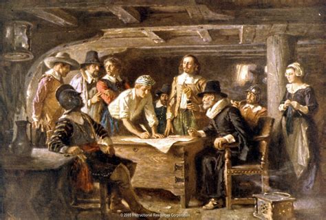 American History Blog: The Signing of the Mayflower Compact