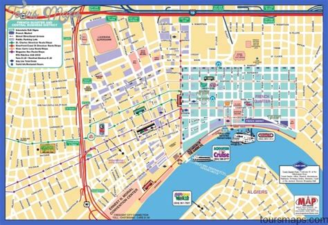 New Orleans Map Tourist Attractions - ToursMaps.com