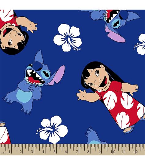 Disney Lilo and Stitch Print Fabric | JOANN | Printing on fabric ...