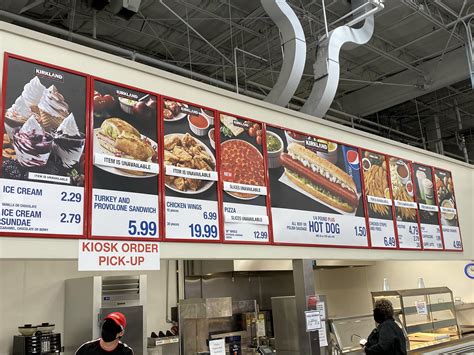 A (heavily limited) Canadian food court menu. : r/Costco