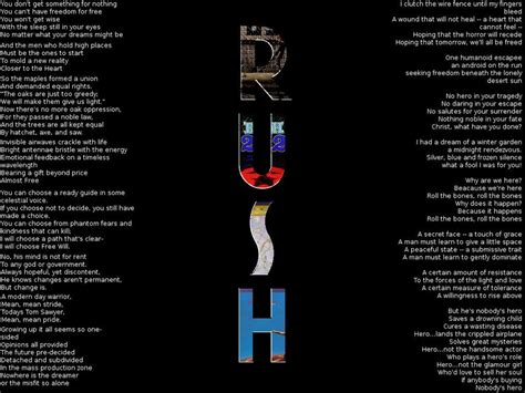 RUSH lyrics wallpaper by Itzel-Starshadow on DeviantArt