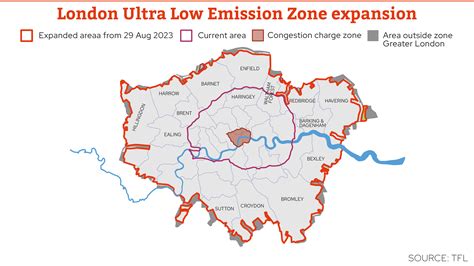 Is the M25 in Ulez? New zone map and when you have to pay the charge in London