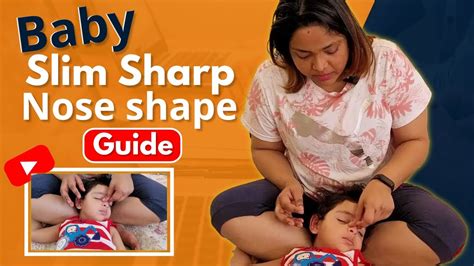 How To Massage Baby Nose To Make It Sharp | Baby Nose Massage For Sharp Nose - YouTube