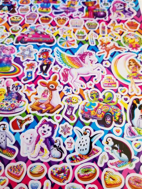 Lisa Frank 600 Stickers Set Sticker Book Pad Unicorns Puppies - Etsy