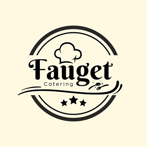 Free and customizable food logo templates