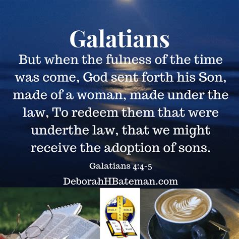 Deborah H Bateman - Author | Galatians 4_4-5