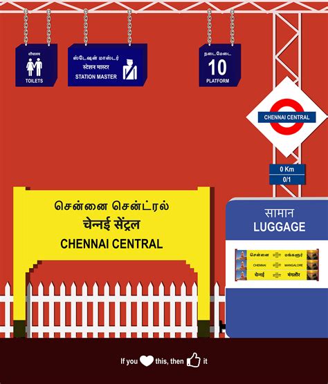 Chennai Central - Railway Station Elements :: Behance