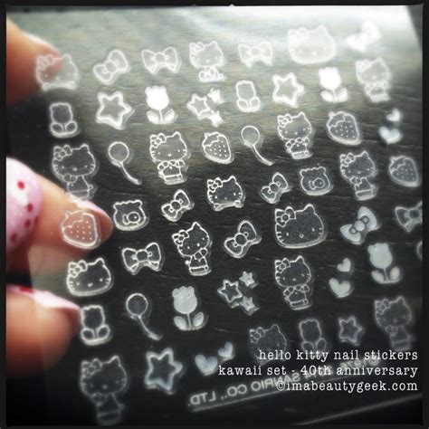 Hello Kitty Nail Art Kit: Kawaii 40th Anniversary - Beautygeeks